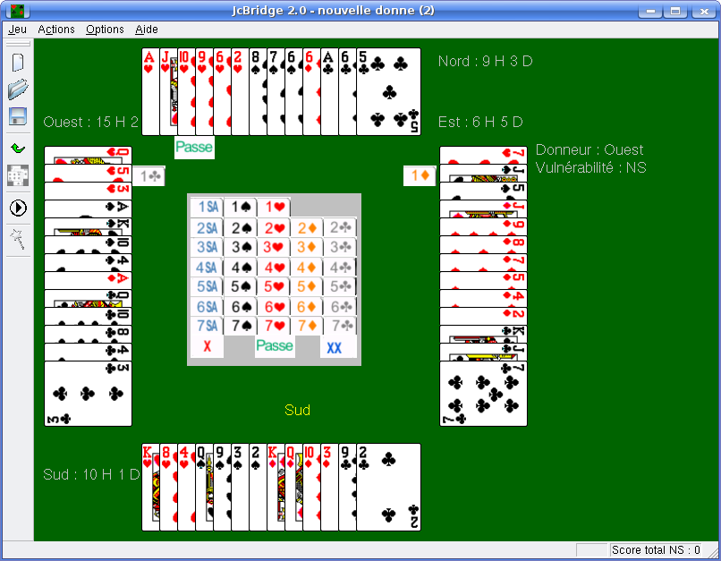 Fenêtre de JcBridge 20-3